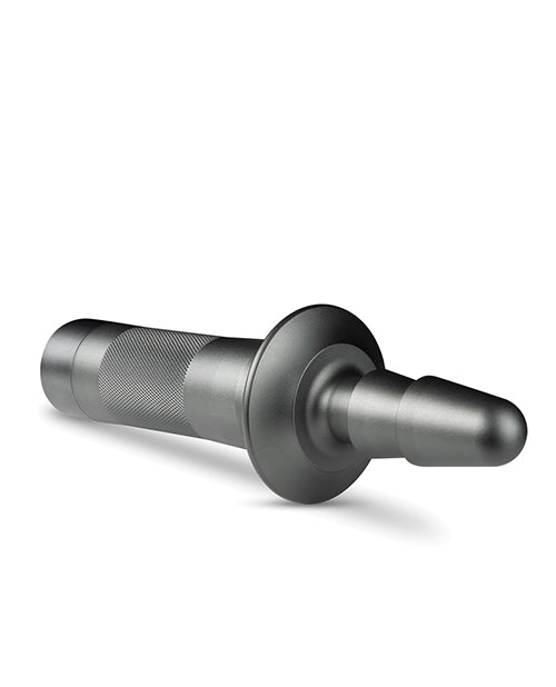 Metal cylindrical component on a white background
