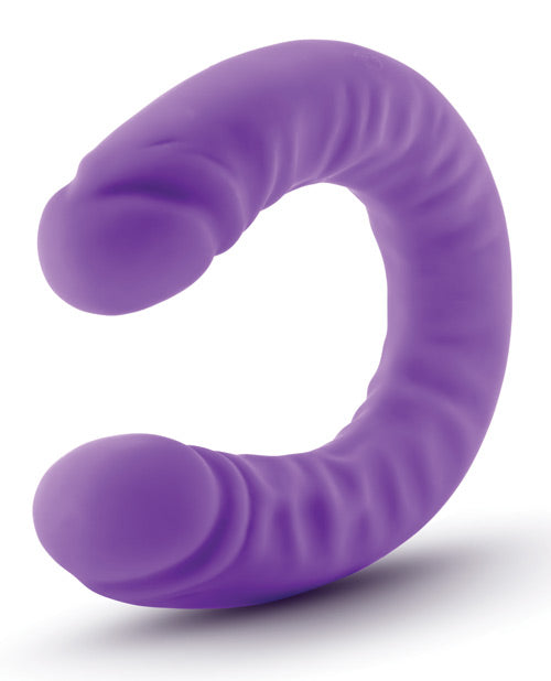 Purple silicone ring on a white background