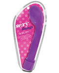 Purple tool with pink packaging labeled 'sexy things G-Slim' on a white background