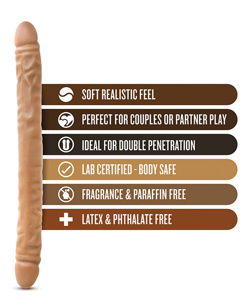 Sexual product with features listed on a white background