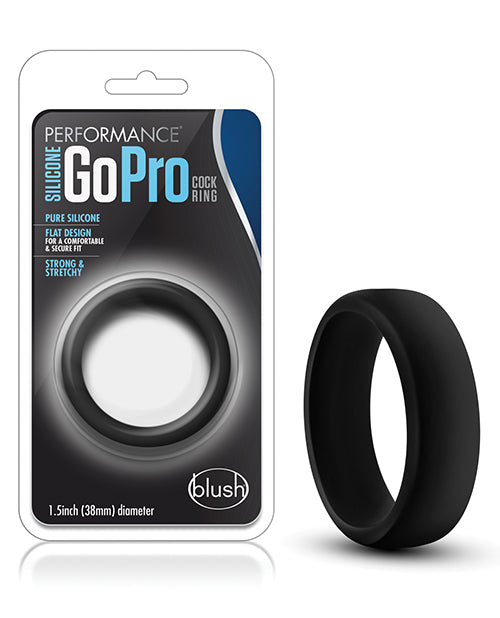 Silicone GoPro cock ring with packaging on a white background