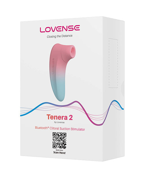 Box of Lovense Tenera 2 Bluetooth Clitoral Suction Stimulator on a white background