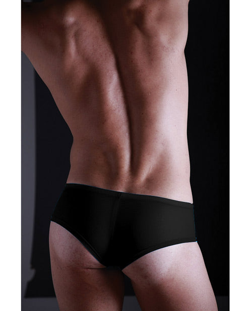 Black men's underwear on a dark background