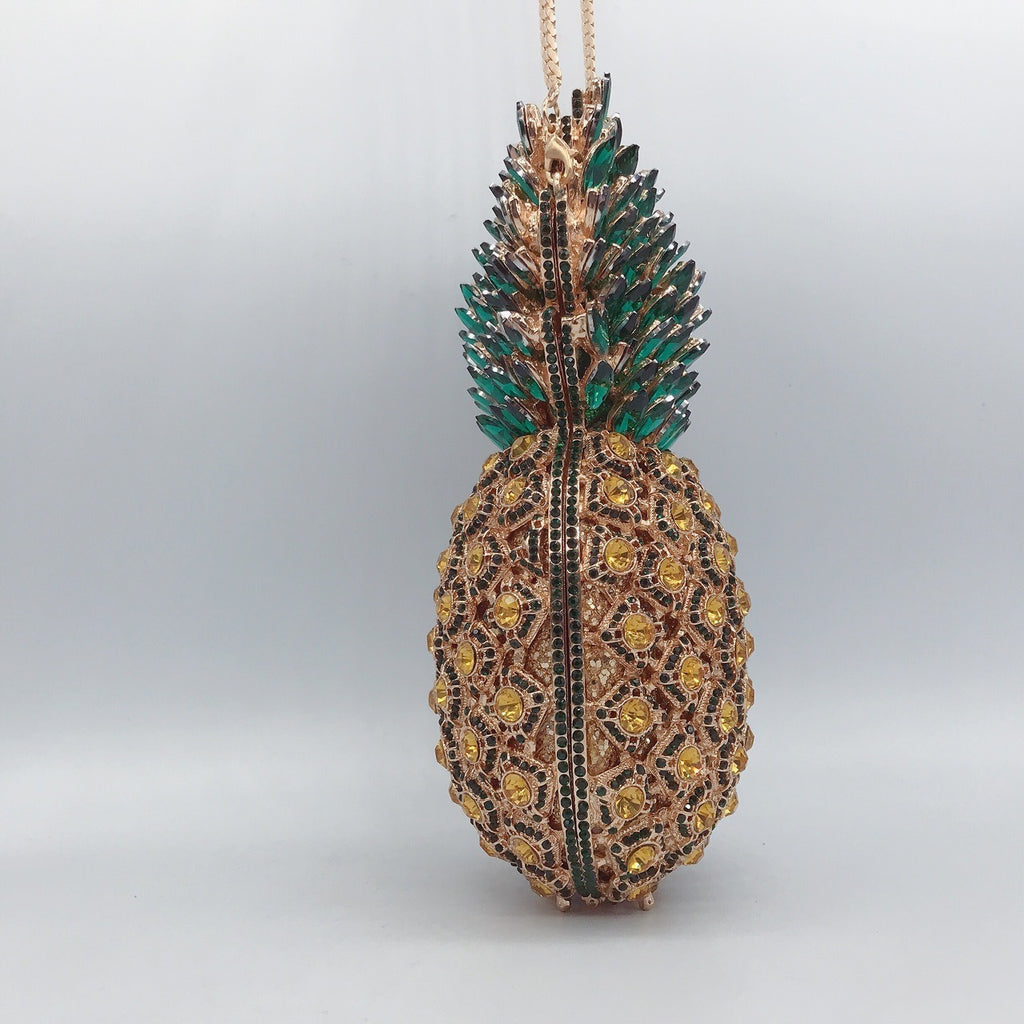 Pineapple Diamond Dinner Bag Fruit Party Banquet Full Diamond Handheld Bag