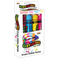 Package of Bodylicious Erotic Edible Paints with colorful body pens.