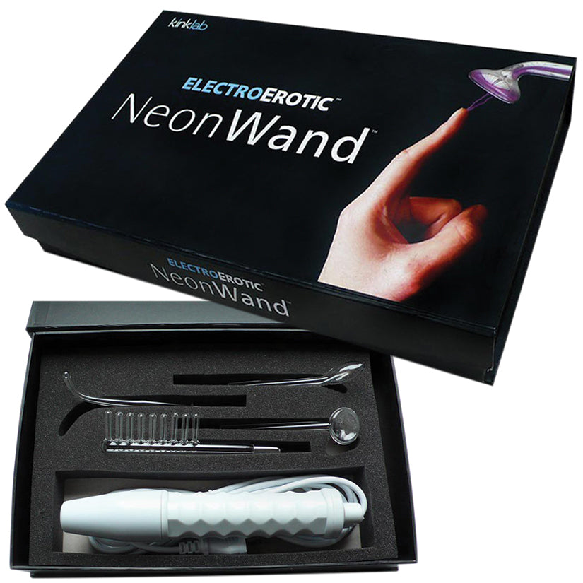 Electroerotic NeonWand packaging with product inside on a white background