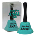 Blue Bell that says "Ring for Anal"