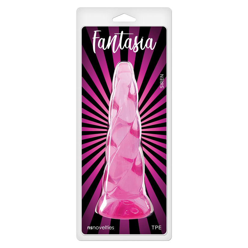 Pink toy with 'Fantasia' branding on a black and pink packaging background