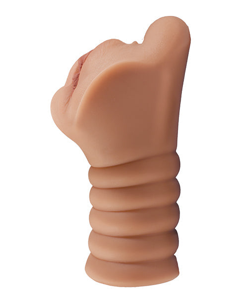 Silicone sleeve with textured design on a white background