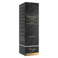 Sensfeel for men hair and body lotion packaging on a white background