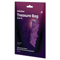 Satisfyer Treasure Bag packaging with purple design and text on a white background