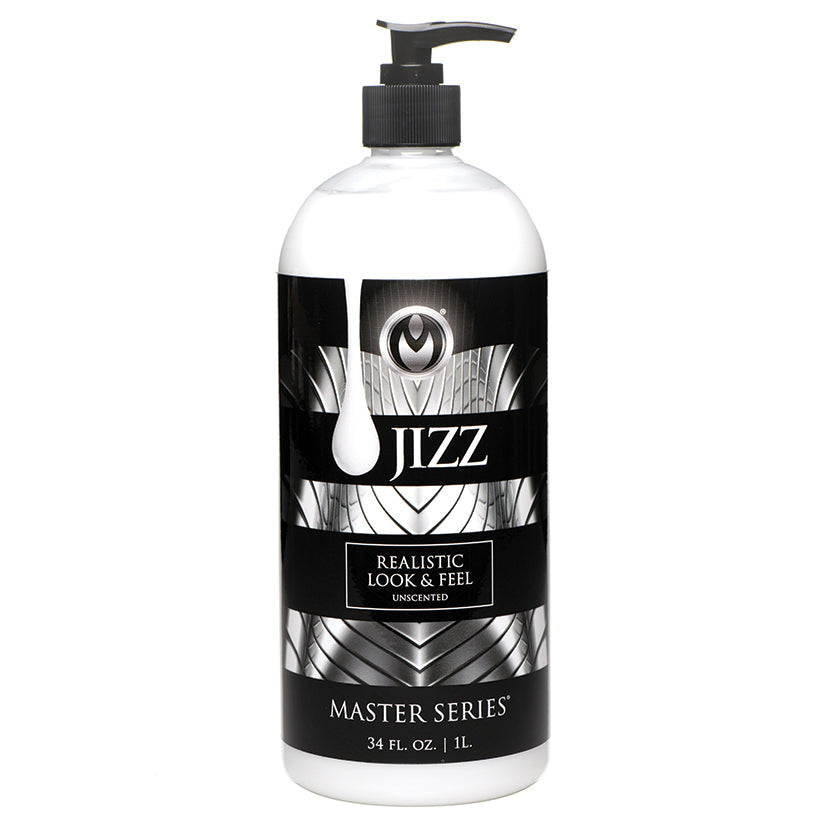 Bottle of Master Series Jizz product on a white background