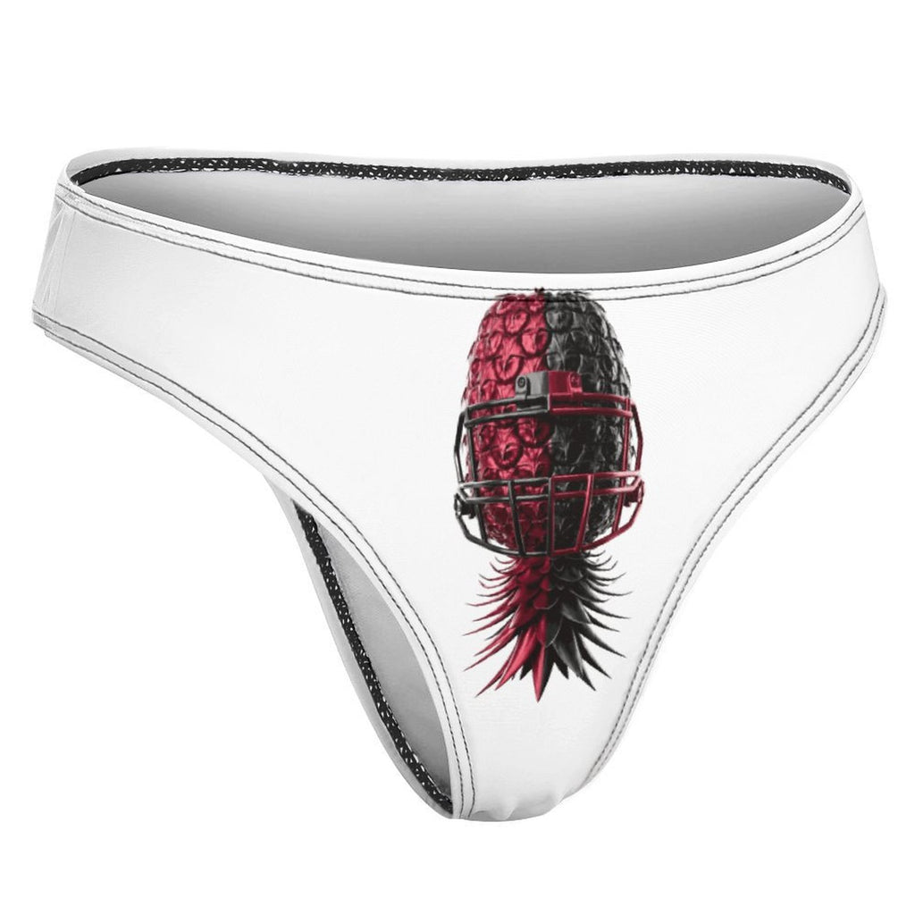Football Inspired Cotton Thong Underwear for Women