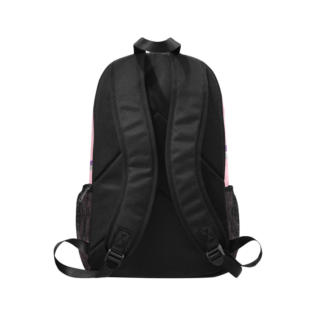 XXclusive All-Over Print Fabric Backpack | Side Mesh Pockets | Men & Women
