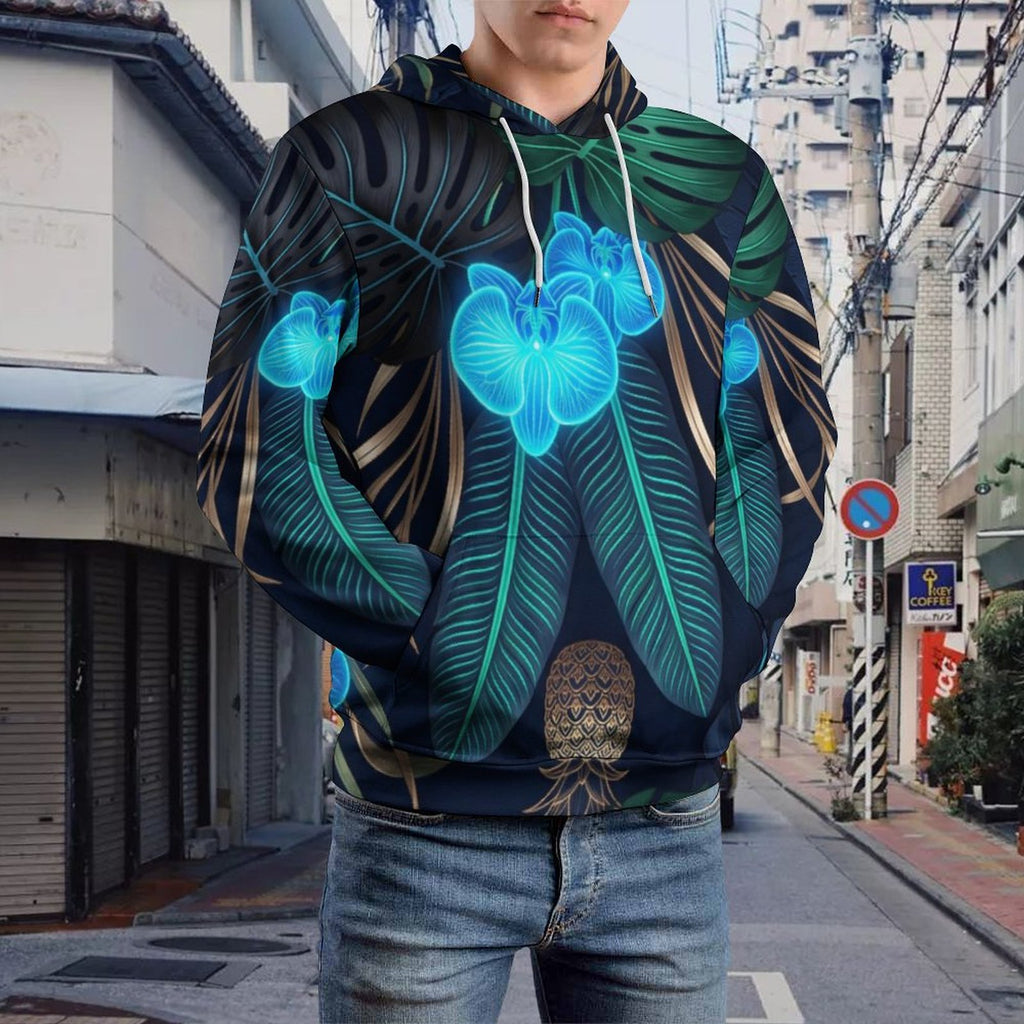 230gsm Men's Cool Hoodie with Double-layer Cap (All-Over Printing)