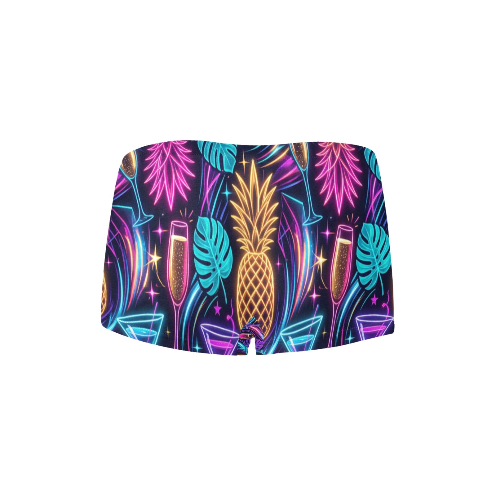 Neon Pineapple Women’s Boyshort Panties – Fun Breathable Underwear for Everyday Comfort | PineappleXXClusive