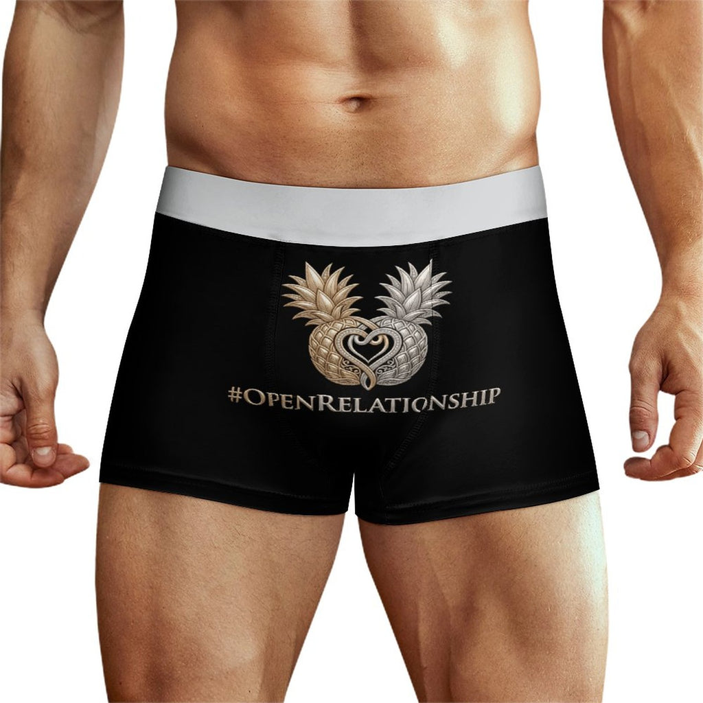 #OPENRELATIONSHIP Ice Silk Men Cooling Boxer Shorts