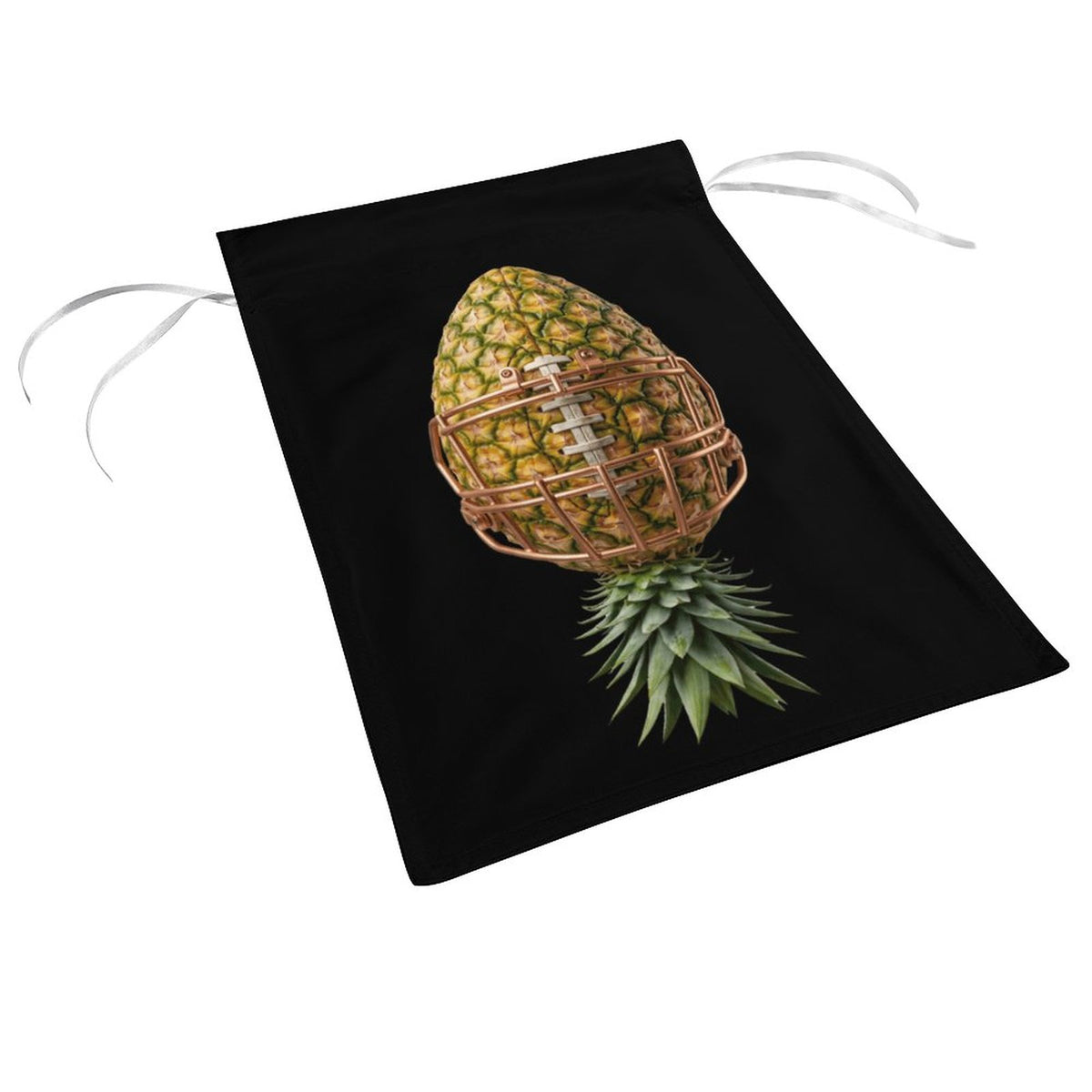 Pineapple Football Garden Flag-12"x18"