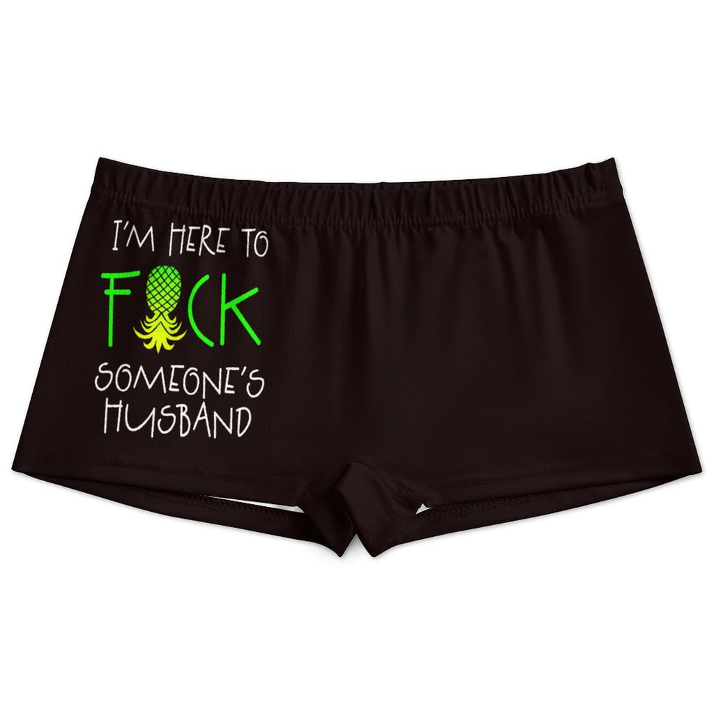 I'm Here Women's Boxer Briefs | Milk Silk Sublimation Underwear – Pineapple Xxclusive