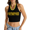 #NYMPHO Women's Halter Tie Vest