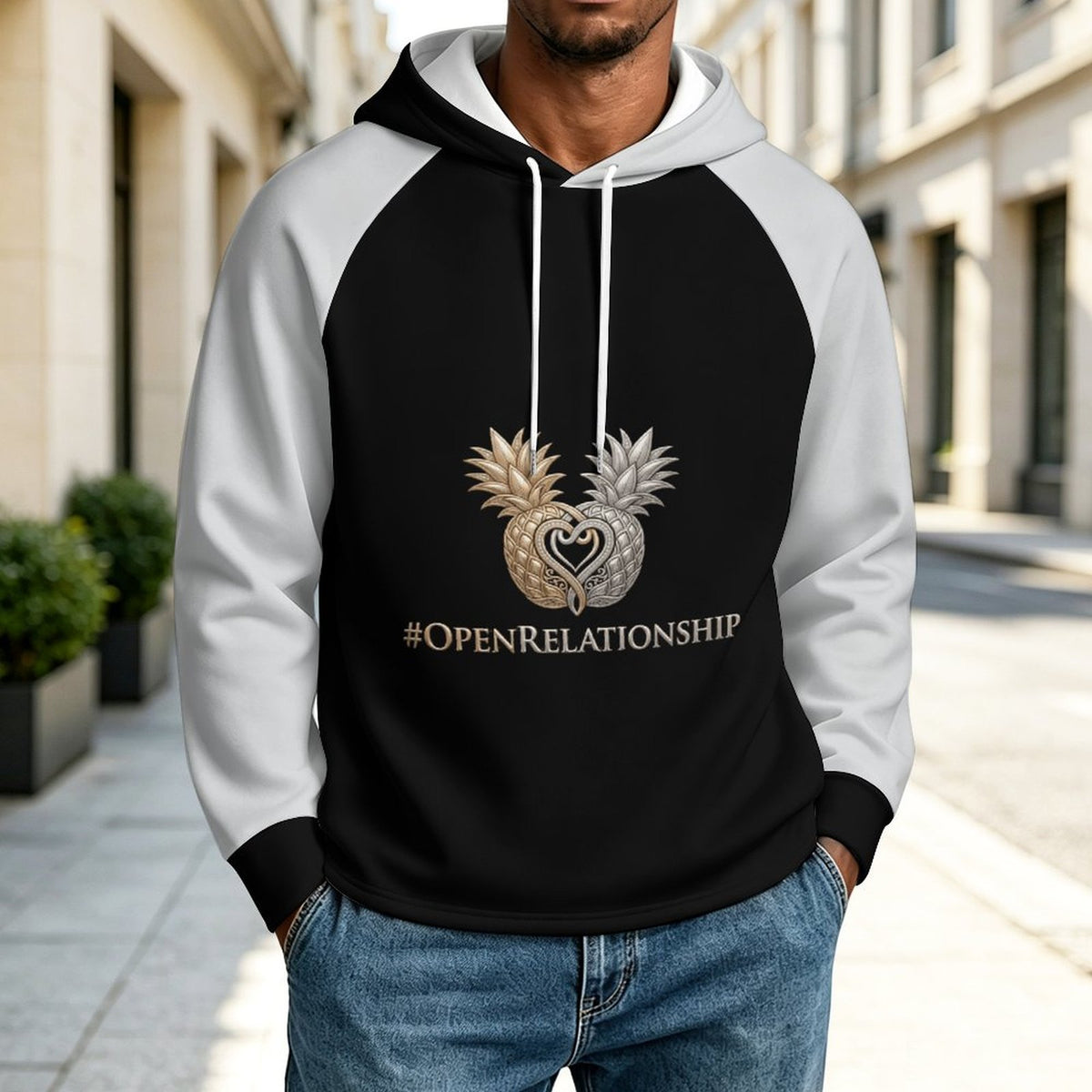#OPENRELATIONSHIP Raglan Sleeve Hoodie
