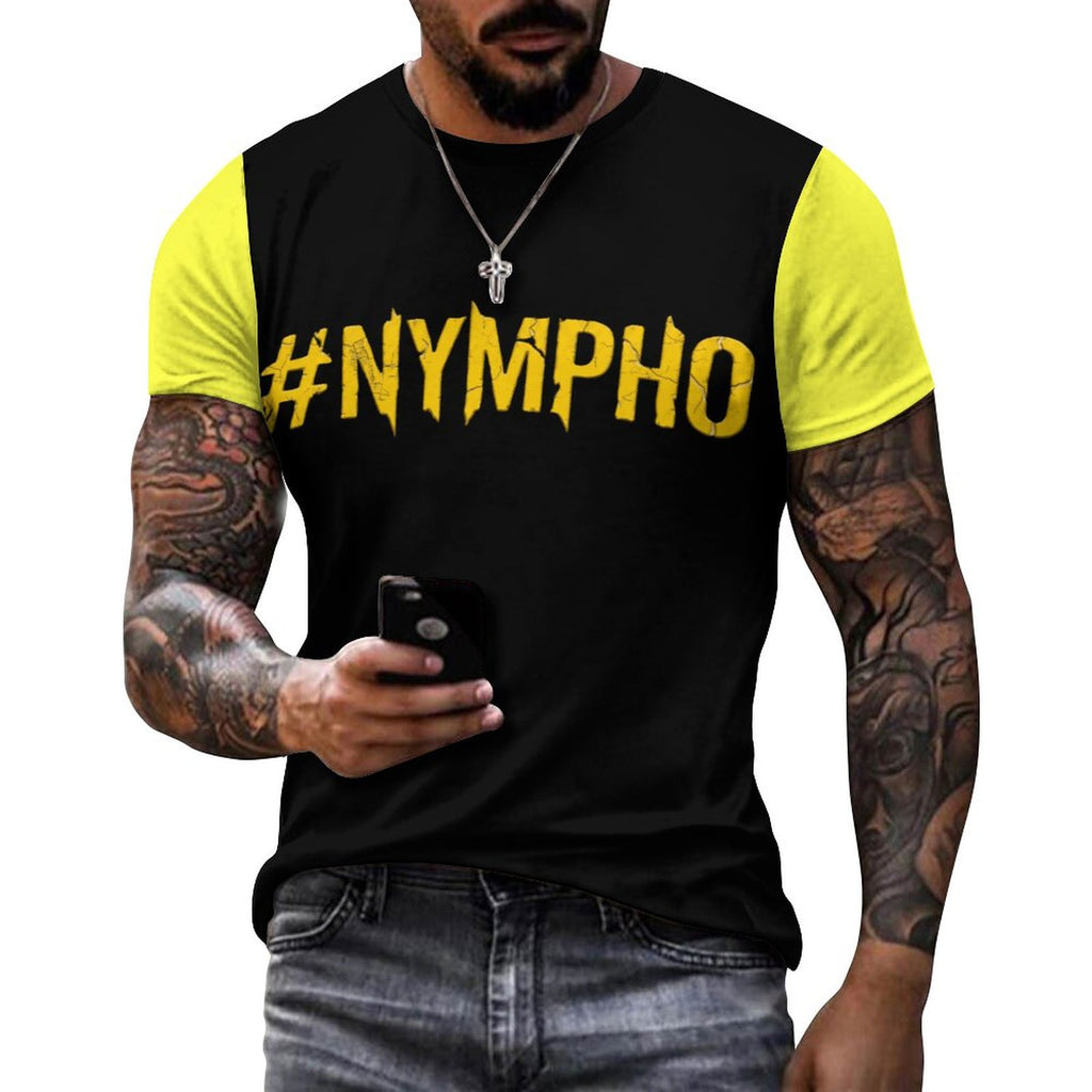 #NYMPHO Cotton Comfort Short-Sleeve T-Shirt for Men