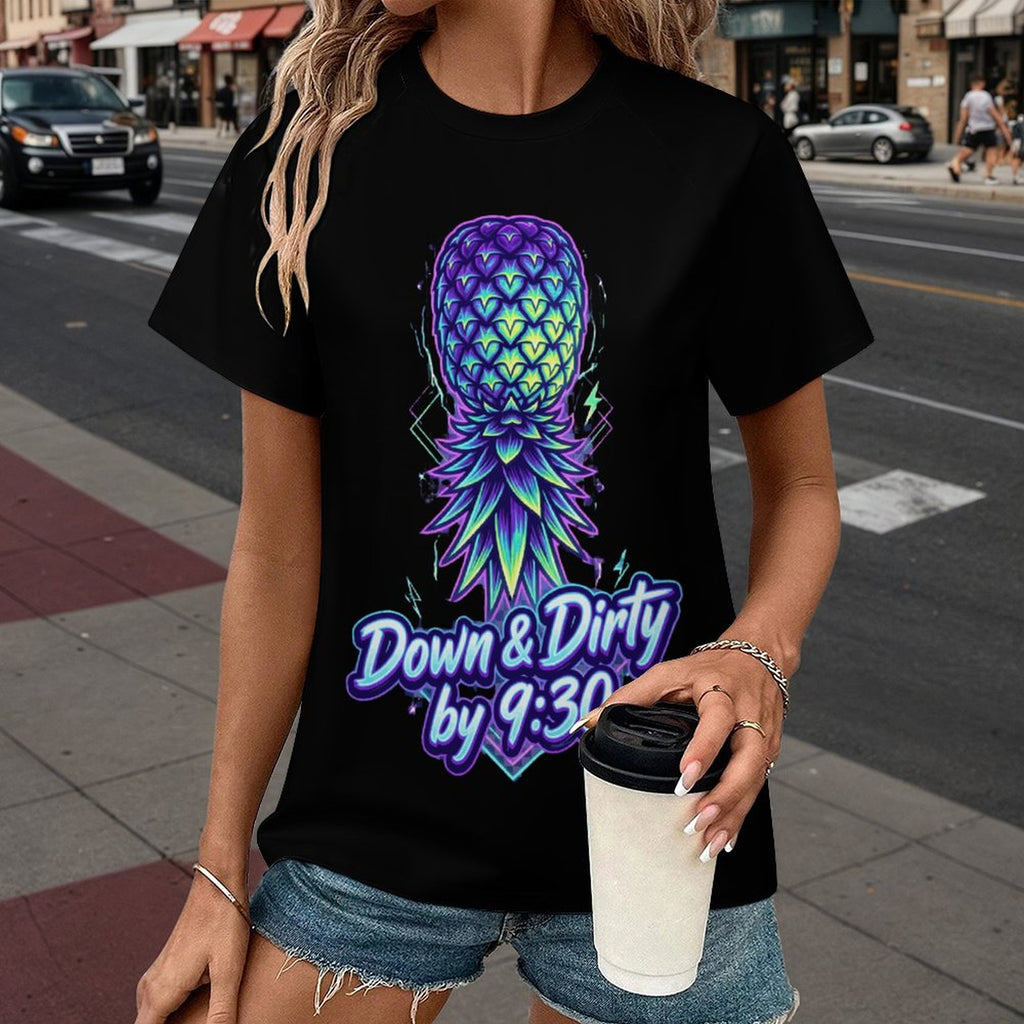 Down & Dirty by 9:30 Women's Raglan T-shirt