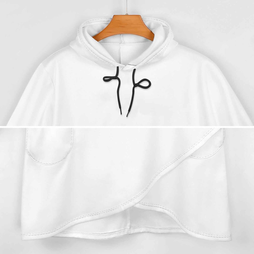 #LUBRICATIONSPECIALIST Women’s Poncho Hoodie | Irregular Hem
