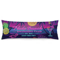 Colorful beach themed body pillow case