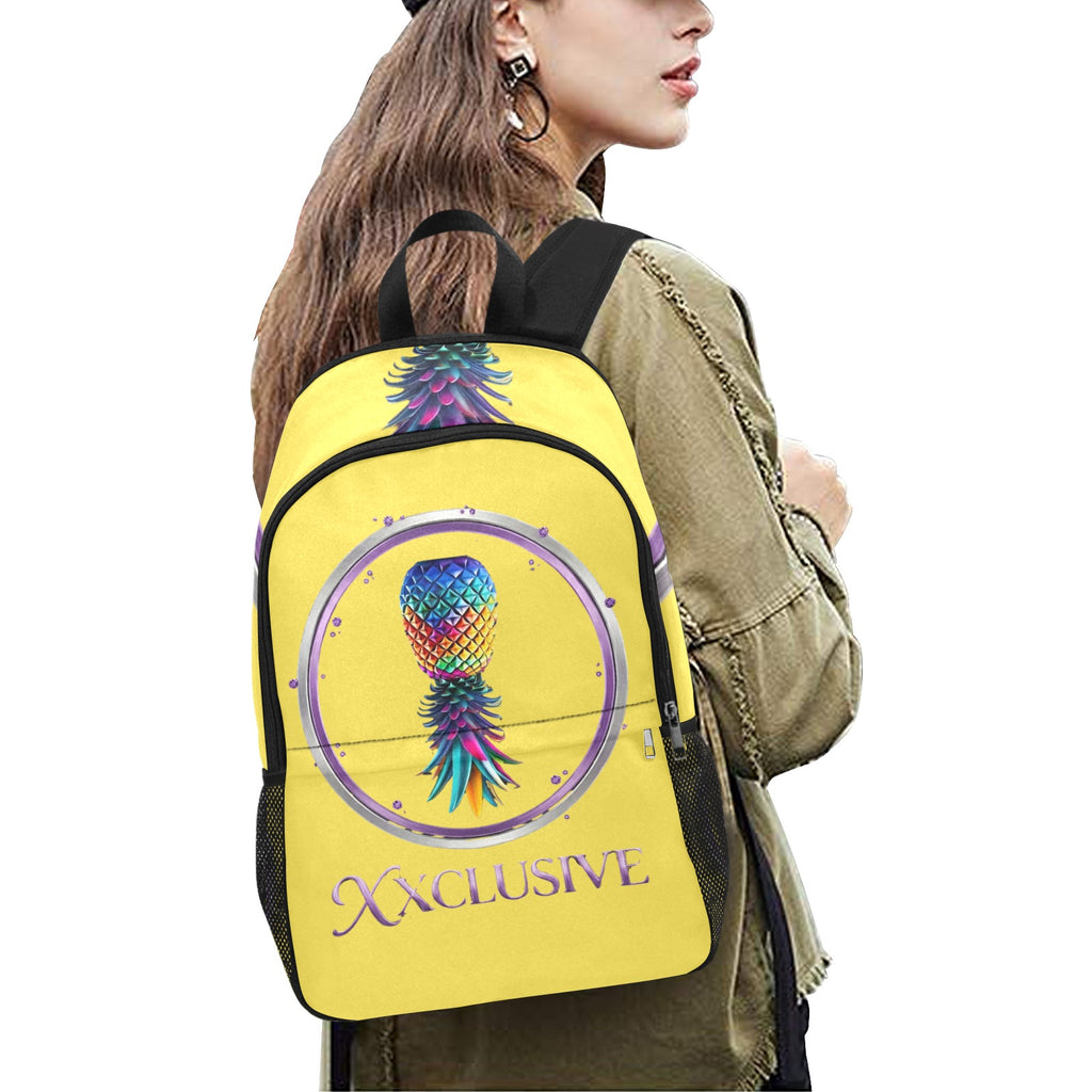 XXclusive All-Over Print Fabric Backpack | Side Mesh Pockets | Men & Women