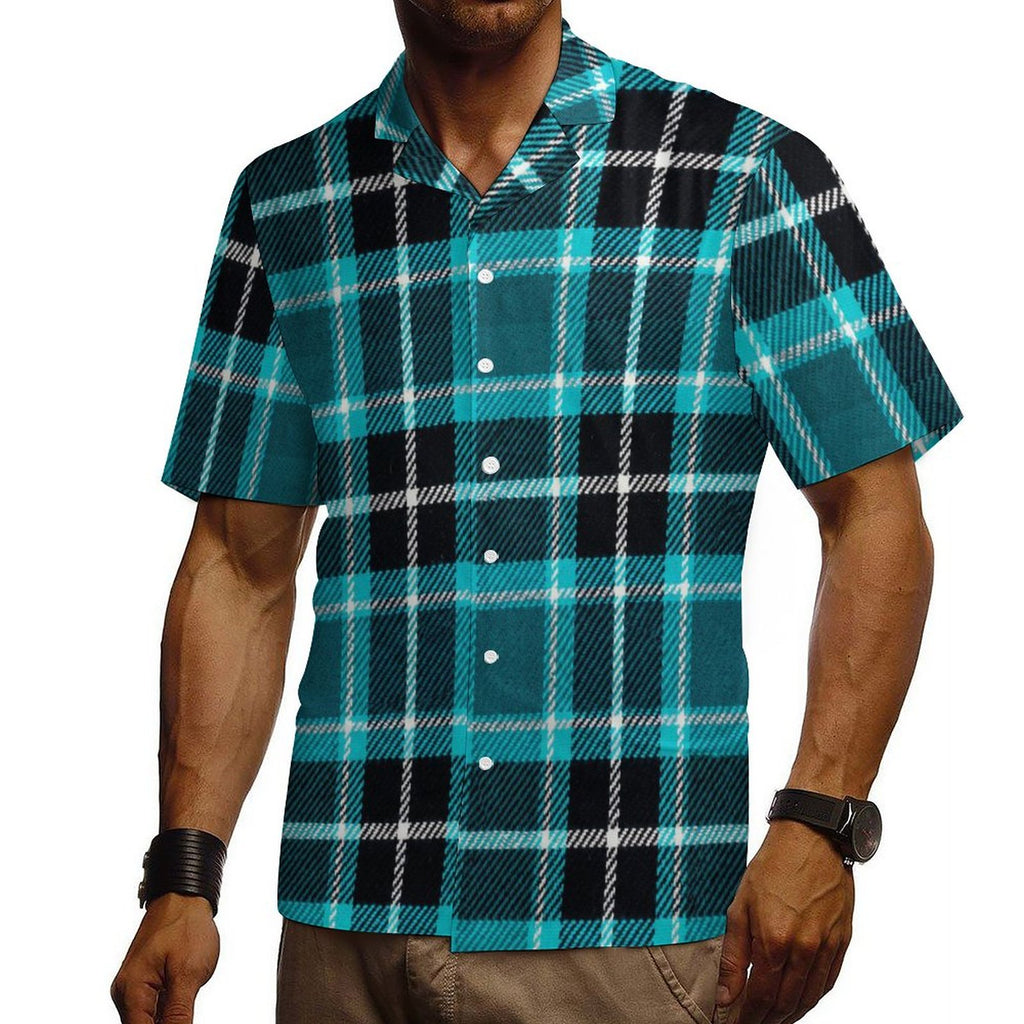 DTG 110gsm Cotton Cuban Collar Shirt For Men(All-Over Printing)
