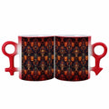 Halloween Swinger Inspired Couple Symbol Color-Changing Mug