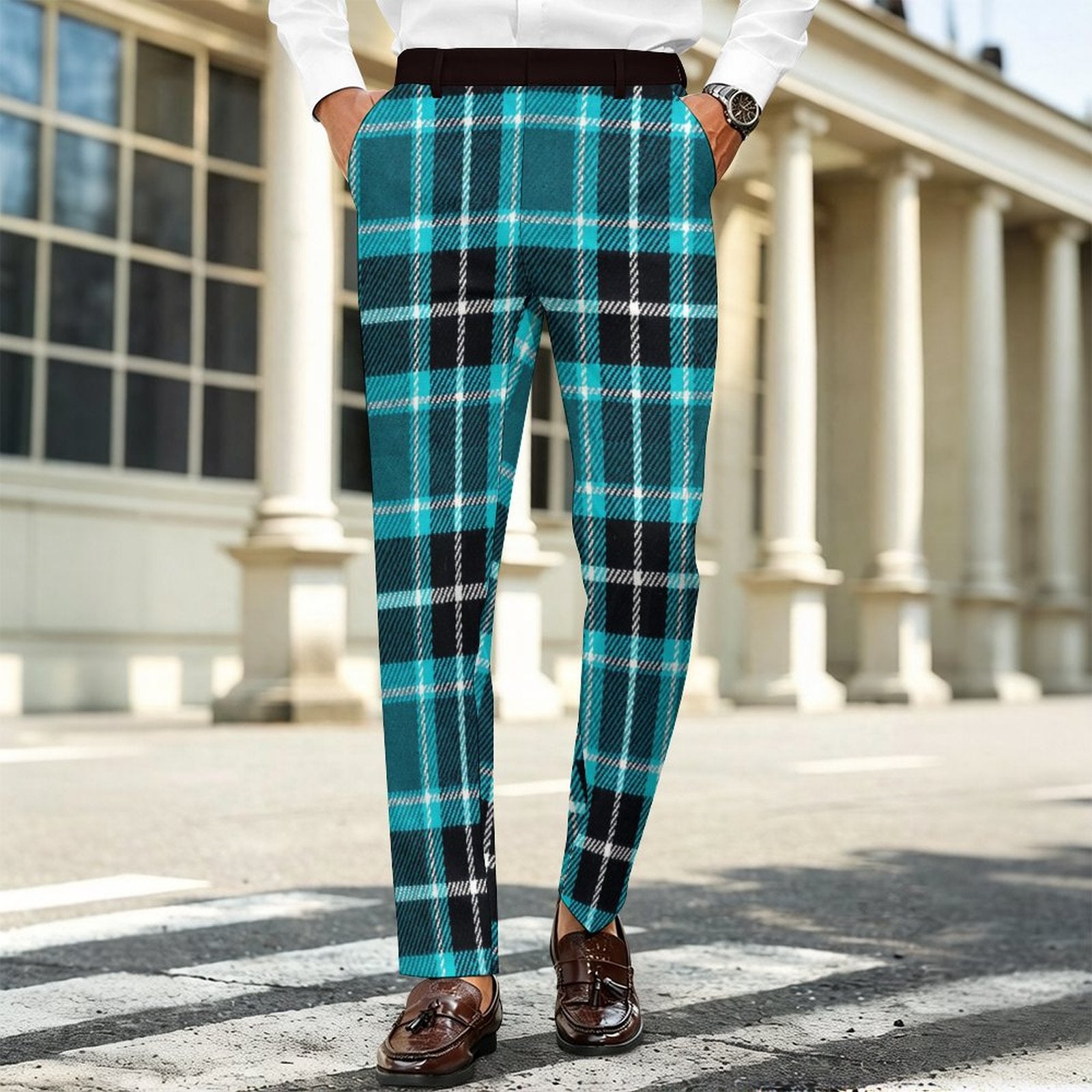 260gsm Suit Casual Pants For Men(All-Over Printing)