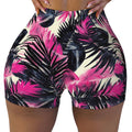Athletic Shorts for Women Customized Services-Fern Pattern