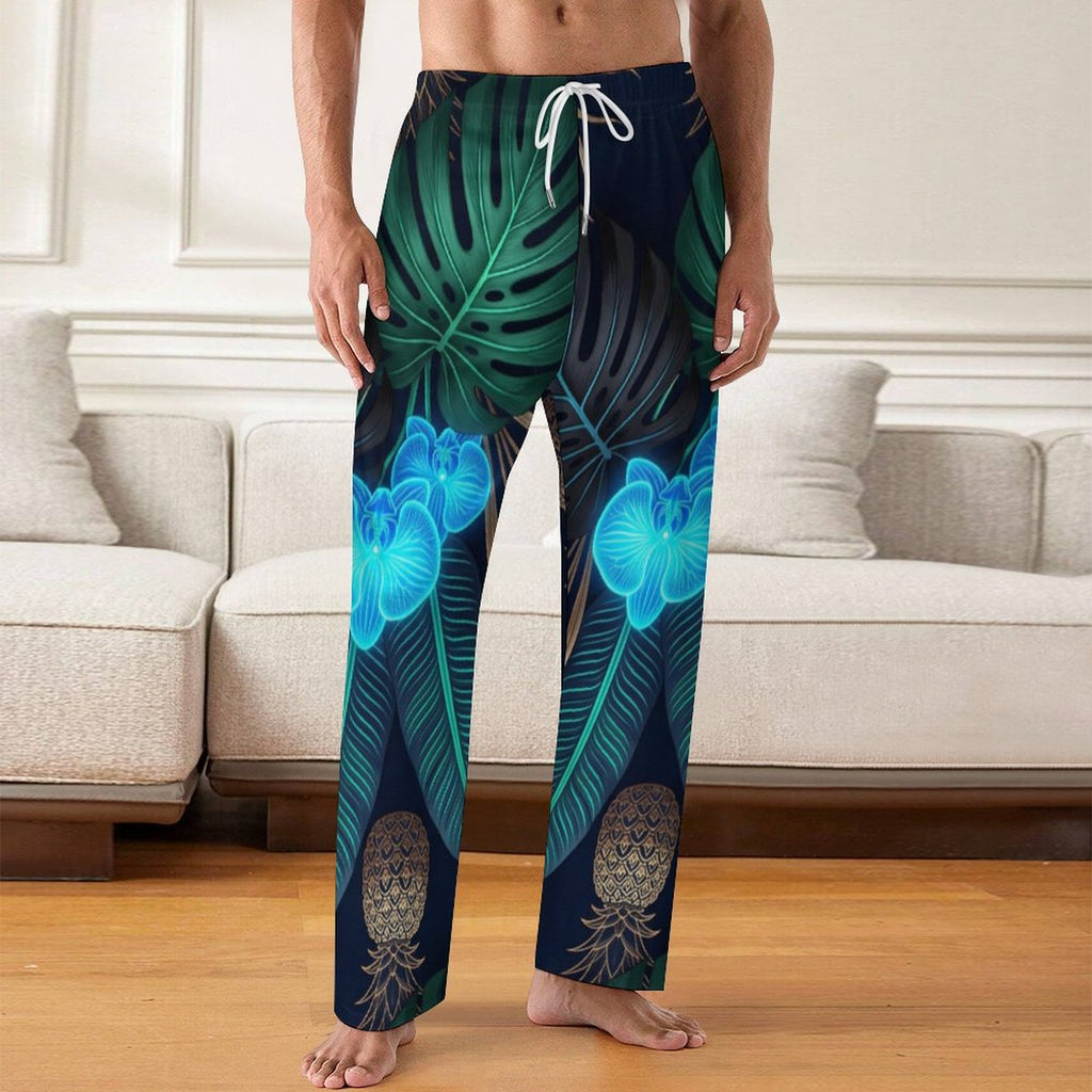 DTG 190gsm Cotton Loose Loungewear Pants for Men(All-Over Printing)