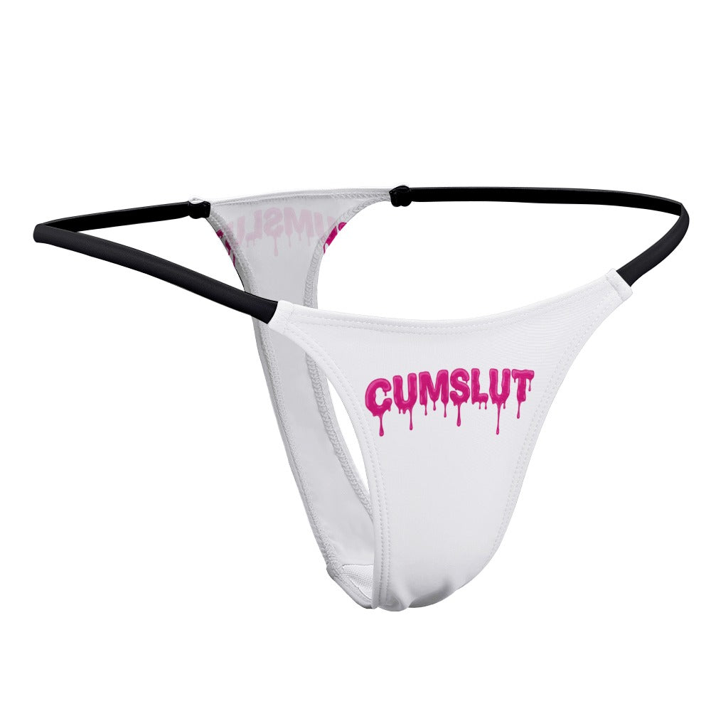 Sexy Thin Thong for Women "Cumslut"