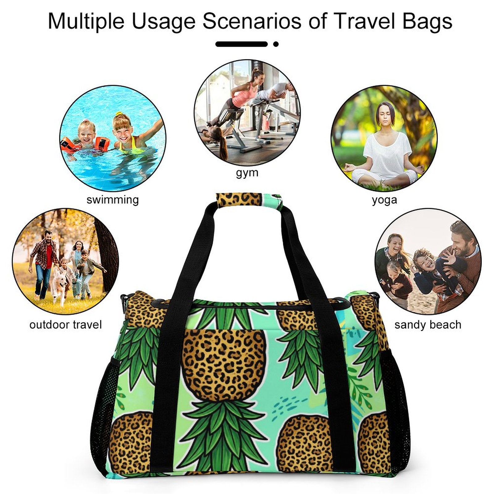 Pineapple Travel Duffel Bag