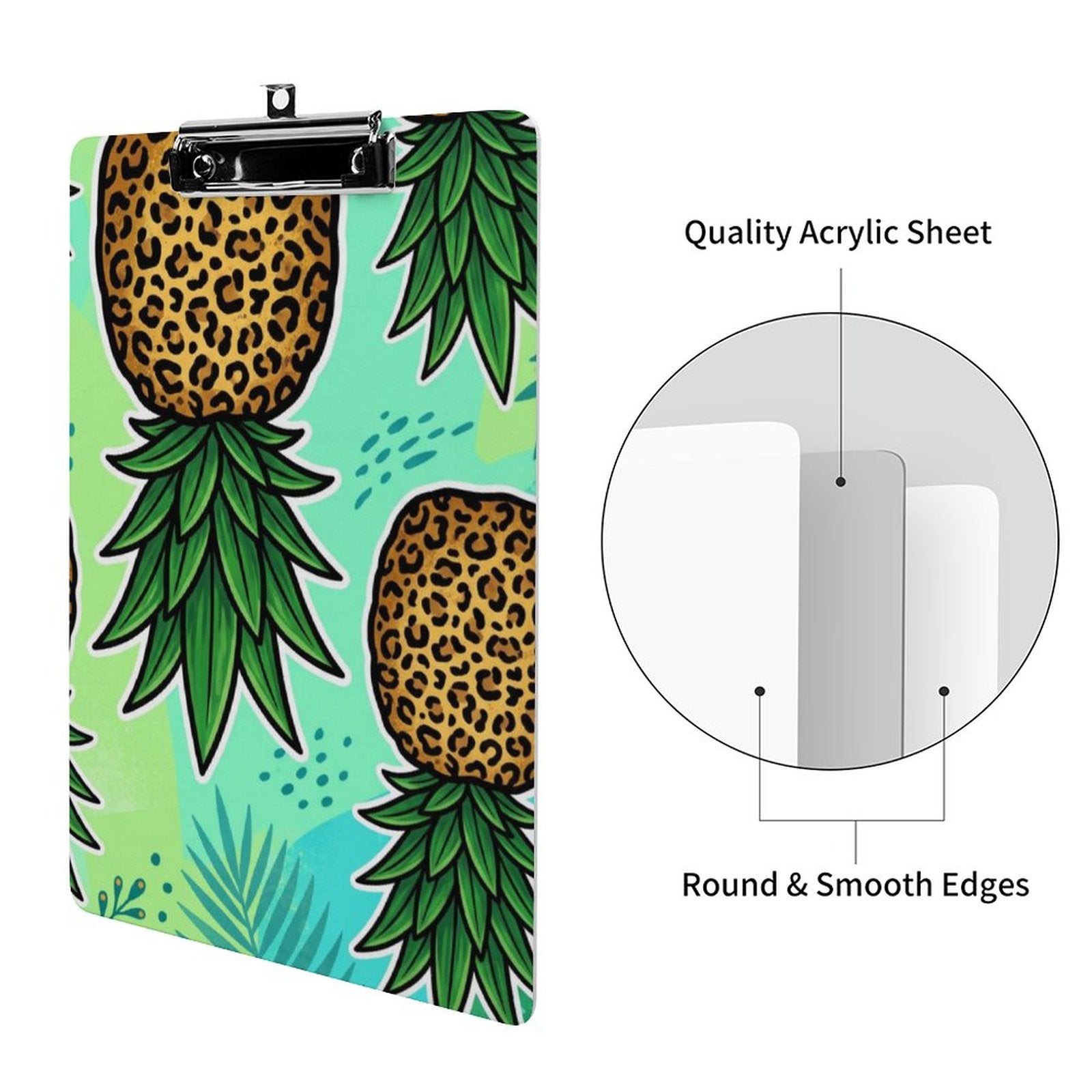 Pineapple Acrylic Clipboard