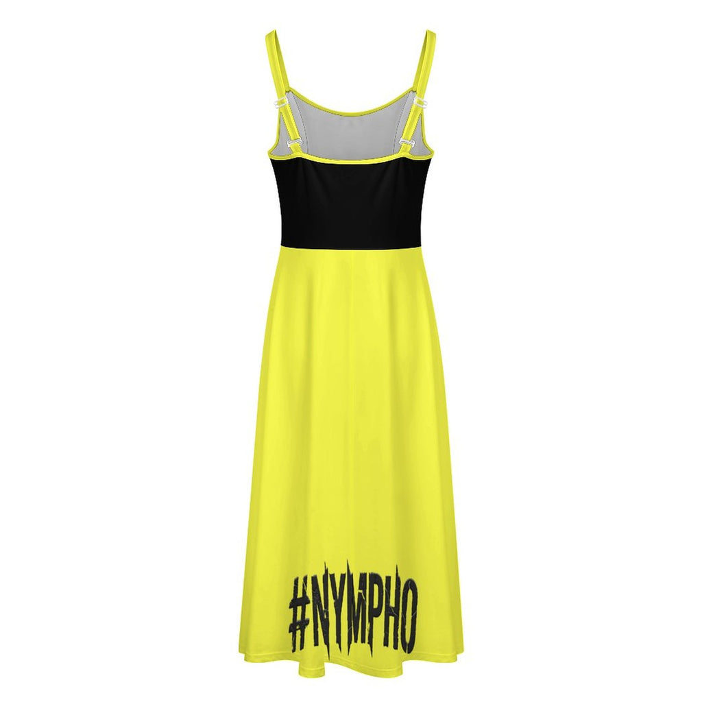 #NYMPHO Midi Spaghetti Strap Dress
