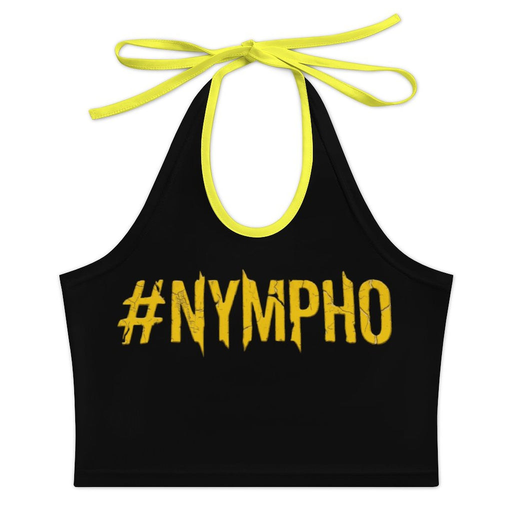 #NYMPHO Women's Halter Tie Vest