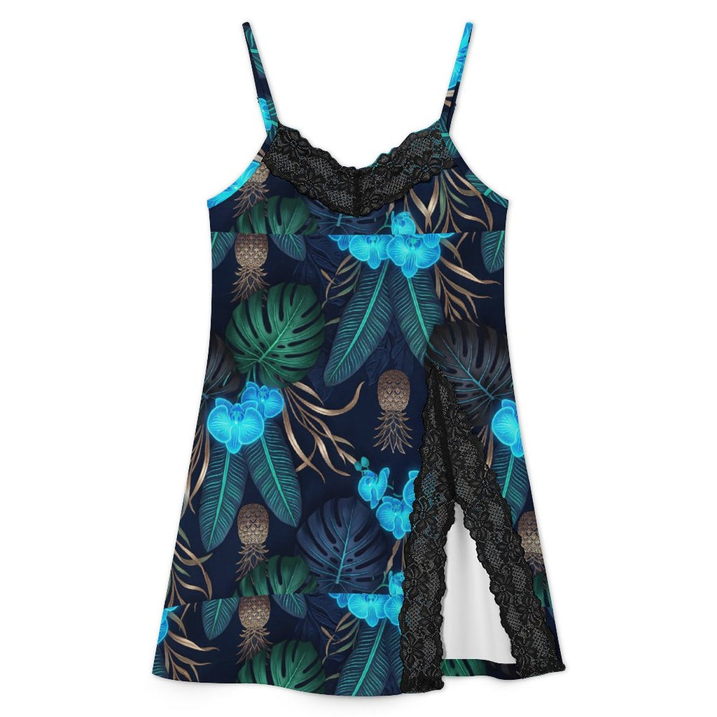 200gsm Lace Camisole Pajama Dress(All-Over Printing)