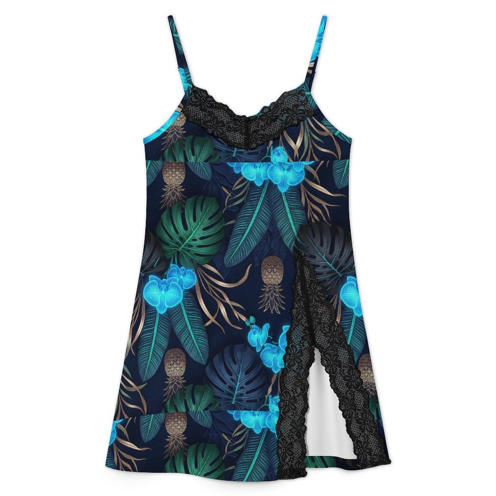 200gsm Lace Camisole Pajama Dress(All-Over Printing)