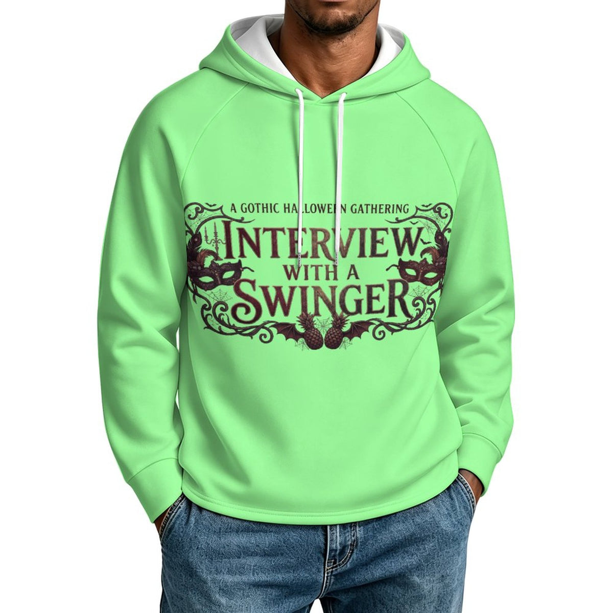 Interview With a Swinger Raglan Sleeve Hoodie