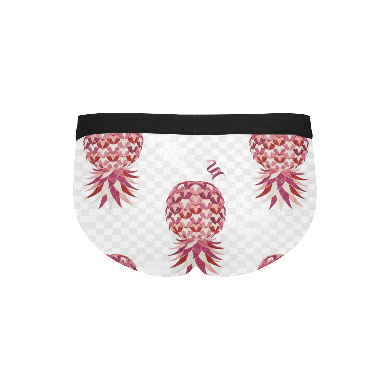 Upside Down Pineapple Men’s Mid Rise Briefs – Soft Stretch Lifestyle Underwear for Swinger Vibes