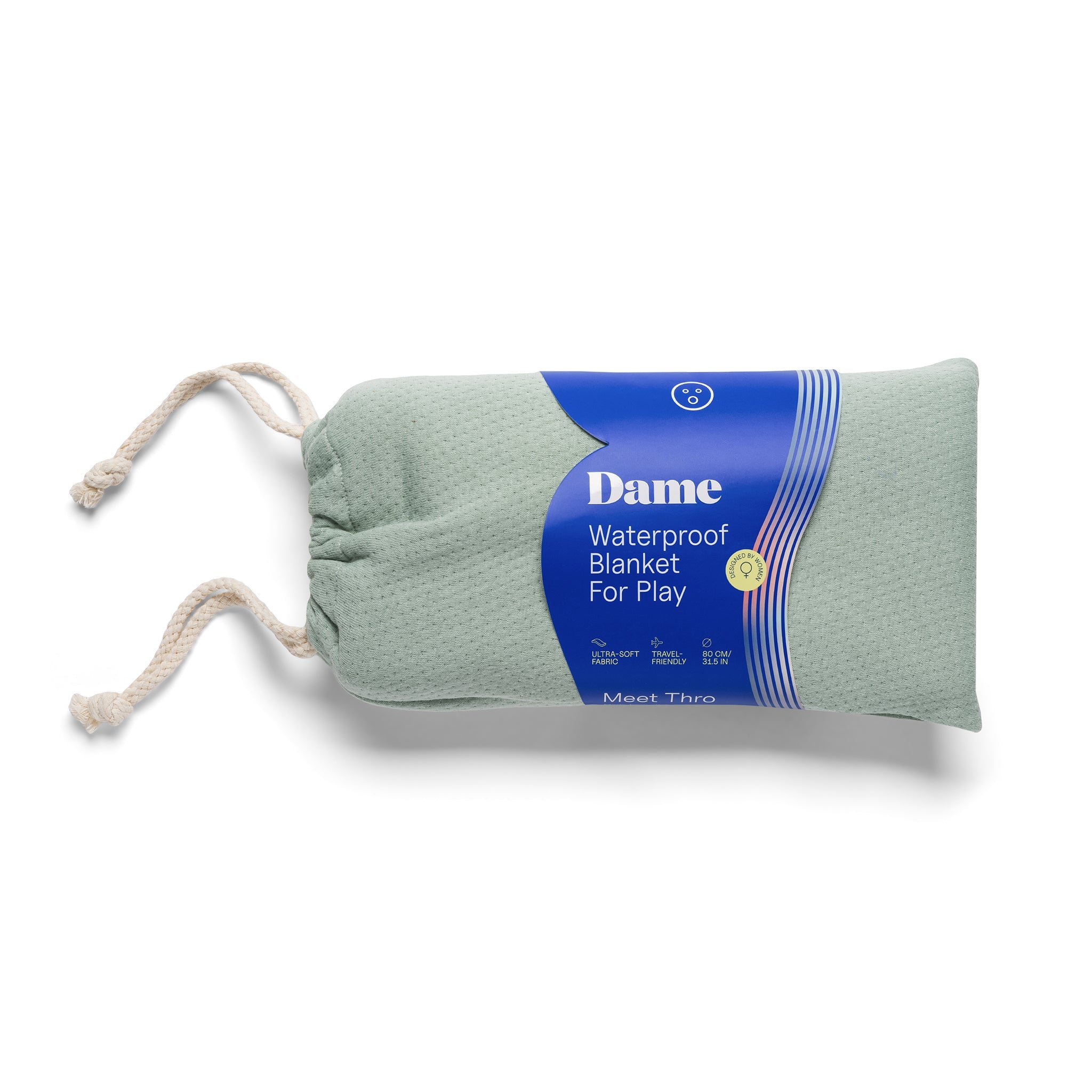 Throw - Sage with Bag