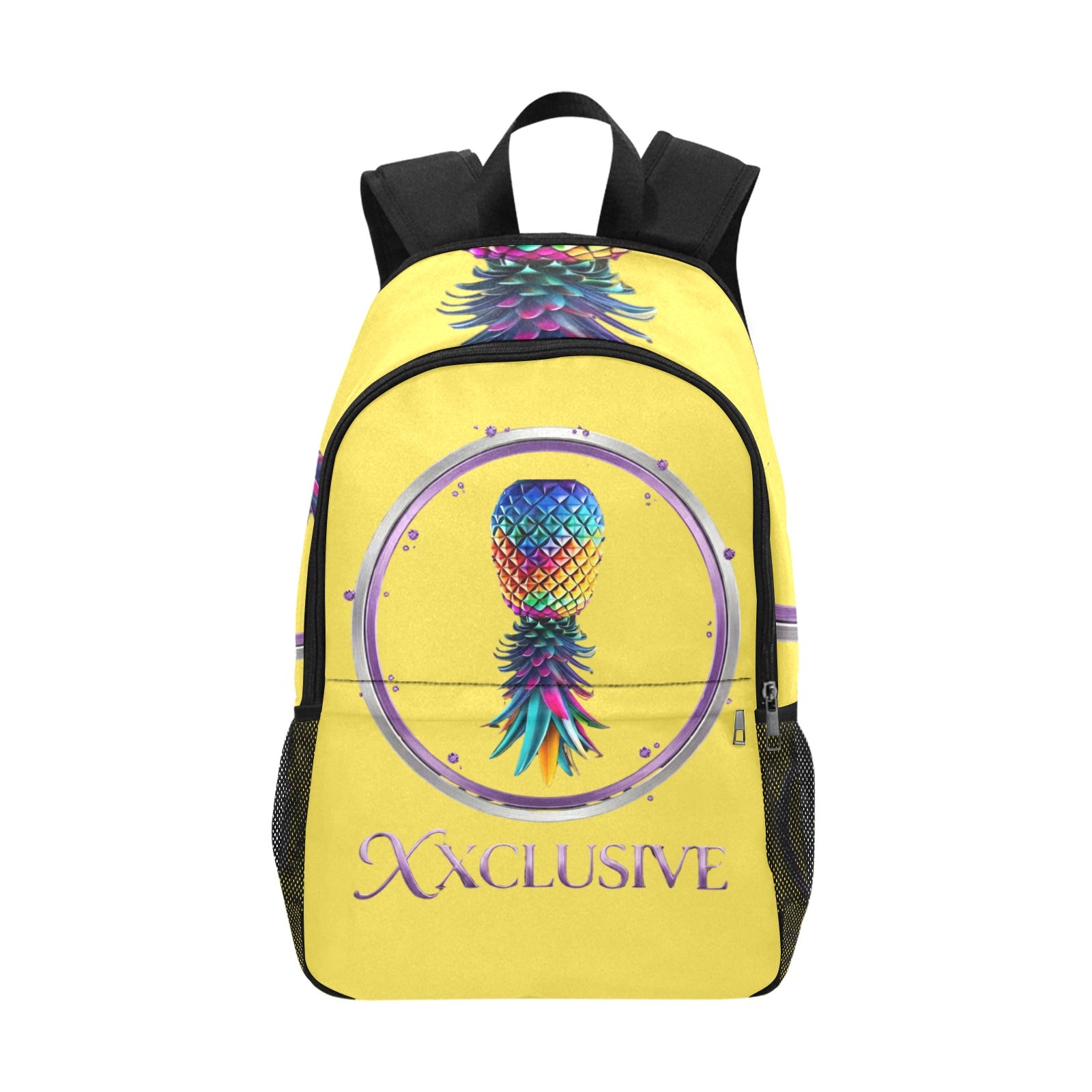 XXclusive All-Over Print Fabric Backpack | Side Mesh Pockets | Men & Women