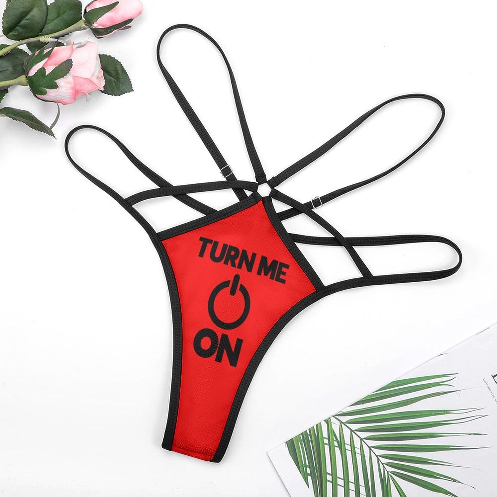 Sexy “Turn Me On” G-String Thong – Irresistible Lingerie for Flirty Nights