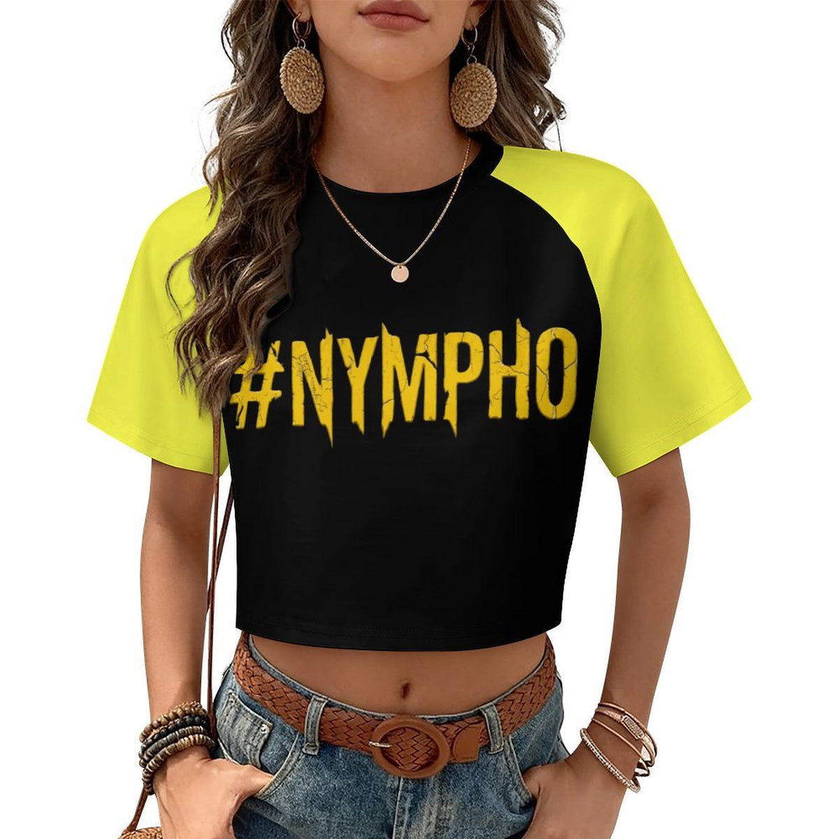 #NYMPHO Cropped T-Shirt