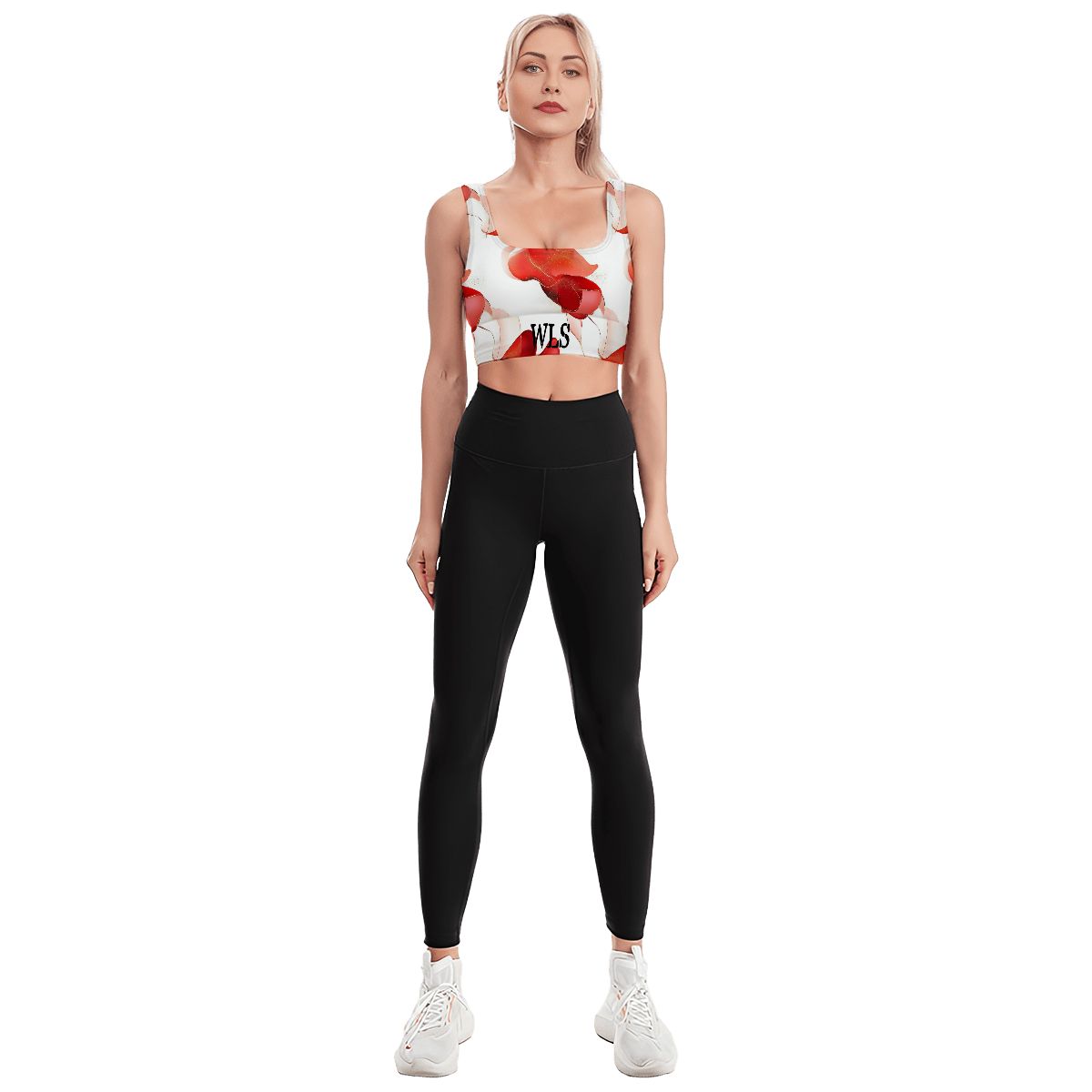 Rose Petal Yoga Sports Bra Top
