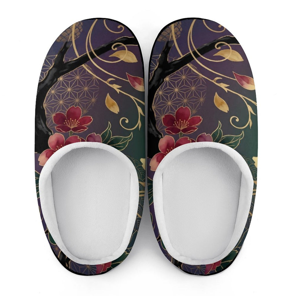 Personalized Men's Cotton Slippers (All-Over Printing)